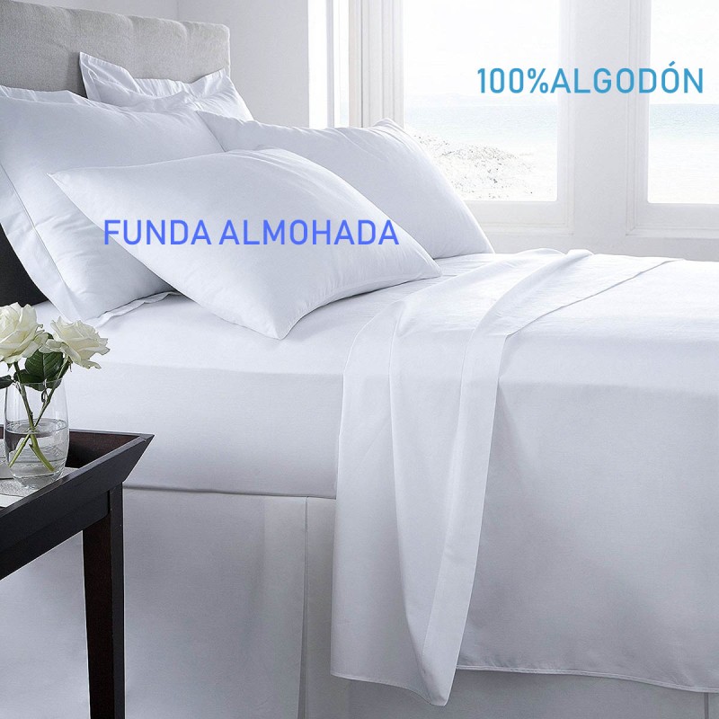 Funda Almohada Hostelería Natura 100% Algodón
