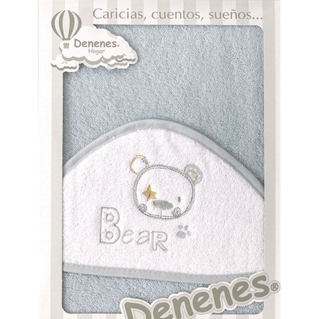 DENENES - Capa de Baño Bear Gris