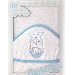 DENENES - Capa de Baño Elefante-Estrella Azul