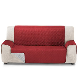 Funda sofá acolchada Rubi Rojo/Perla