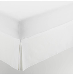 Cubrecanapé Rústico Liso Velcro Blanco