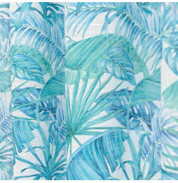 Visillo Estampado Hawai Azul C/02 Arce Textile