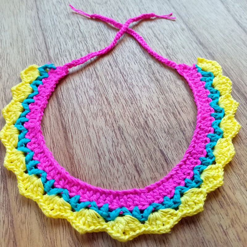 Gargantilla Crochet Tricolor