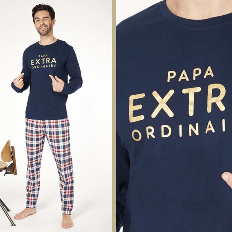 Pijama + Boxer Hombre Algodón CTM Papa ExtraOrdinaire