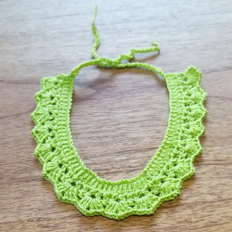 Gargantilla Crochet Mirta Kiwi